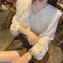 organdyfrill layered point gather sleeve - メルカリ