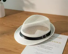 トップハット 日よけ帽 麦わら帽子 (T)