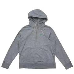NIKE オールドスクール ハーフジップアップフーディー グレー M