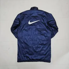 M オーバーサイズ NIKE ビックスウォッシュ オールドスクール アウター ダウンジャケット ロング丈 ベンチコート