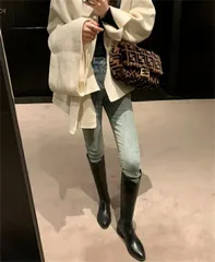 種類10：画像の色/40 エレガントファッション ロングブーツ (T)