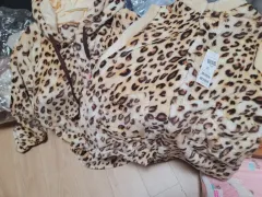 35500 25500円 キッズ Lサイズ レオパード WHO フード アウター ベスト