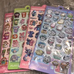 【訳あり】　ボンボンドロップシール　ウォーターシール　４枚セット