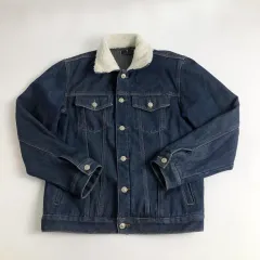 t デニムジャケット ボア フリース KARA