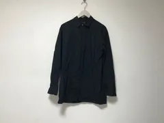 本物ハレHAREコットンドレス長袖シャツメンズサーフアメカジミリタリーストリートスケーターワークビジネススーツモードドレスゴルフバイカーロック黒ブラックM