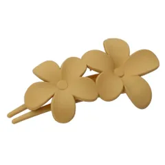 ☆ イエロー ☆ バンスクリップ 花 ヘアクリップ ヘアクリップ 花 バンスクリップ 髪留めクリップ 髪飾り 髪留め フラワー ヘアアレンジ ヘアアクセサリー レディース まとめ髪 おしゃれ 大人 かわいい お花 キッズ シンプル オシャレ 贈り物 上品 無地