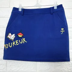 CASTELBAJAC カステルバジャック レディース ゴルフ キュロット ブルー (ウエスト 25 26)