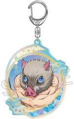 【新品】キーホルダー 嘴平伊之助 オーロラアクリルキーホルダー 「鬼滅の刃」