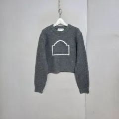 ルコント グレー ぽかぽか ニット S n2829