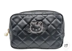 日本正規品 ブラック エンジェル hello kitty(ハローキティ) ポーチ