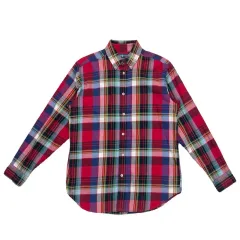 POLO BY RALPH LAUREN ギンガムチェック シャツ レッド L 14-16
