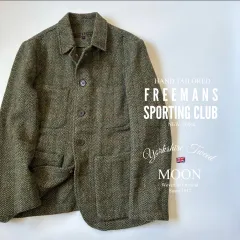 FREEMANS SPORTING CLUB  / MOON ツイード　カバーオールジャケット　アメリカ製