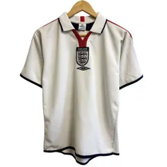 UMBRO アンブロ イングランド代表 2003-2005 ホーム ユニフォーム 半袖 白 Lサイズ No.L774のサムネイル