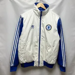 正規品/105 アディダス チェルシー リバーシブル ヨーロッパ 白 ダウン アウター