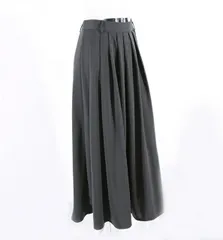 ロングスカート プリーツスカート ハイウエスト おしゃれ[K](T)