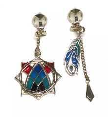 [Used] Silverware, Rings, Accessories: Carve Yu Lin & Feisa Series Image Earrings "Genshin Impact"