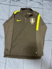 18/20 韓国国家代表 起毛 トレーナー トップス ブラック XL