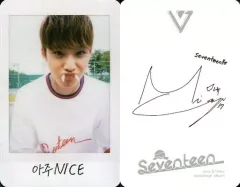 【中古】コレクションカード(男性) SEVENTEEN/MINGYU(ミンギュ)/上半身・衣装白・牙/CD「Love ＆ Letter repackage album」封入特典トレカ