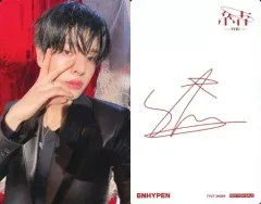 【中古】コレクションカード(男性) ENHYPEN/ジェイク(JAKE)/裏面文字赤/CD「結 -YOU-」【メンバーソロジャケット盤】(TYCT-39209)封入フォトカード