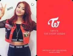 【中古】コレクションカード(女性) TWICE/ジヒョ/レッドカード(裏面赤)/CD「THE STORY BEGINS」特典トレカ