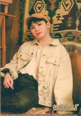 【中古】コレクションカード(男性) SEVENTEEN/WOOZI(ウジ)/「SEVENTEEN CAFE 2022 ～WINTER CAMPING～」CARAT会員限定CARATくじあたりフォトカード