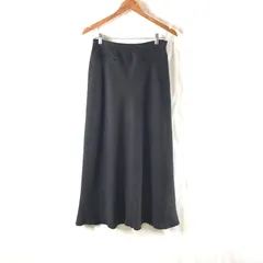 ソニアリキエル SONIA RYKIEL スカート ロング スエード 無地 ファスナーポケット 裏地付き 黒 40サイズ 985018のサムネイル