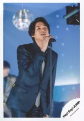 【中古】生写真(ジャニーズ) Hey! Say! JUMP/高木雄也/上半身・衣装紺・右手マイク/「マエヲムケ」PV＆ジャケ写撮影オフショット/公式生写真