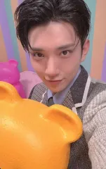 【中古】コレクションカード(男性) SEVENTEEN/ジョシュア(JOSHUA)/裏面ピンク/CD「17 IS RIGHT HERE」(-DEAR Ver.-)Weverse Shop GLOBAL特典未公開フォトカード