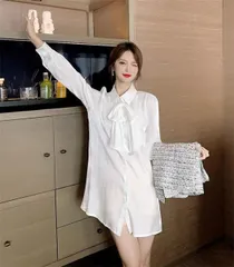 種類4：ピンク/XL/ベスト シャツワンピ ベスト トップス 2点セット (T)