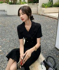 Sale!!!新品未使用 miumiu ワンピース 半袖 ブラック Mサイズ - メルカリ