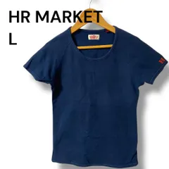 a1495 ハリウッドランチマーケット ストレッチフライス Tシャツ ネイビー L