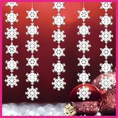 クリスマス 飾り付けセット 3点セット クリスマス オーナメント白い雪の結晶 かわいい デコレーション 装飾品 インテリア スノーフレーク 雪の結晶 冷凍誕生日パーティー用品ウィンターワンダーランドクリスマス新年ホリデーホームデコレーション用 パーティーグッズ