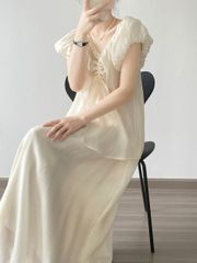 H12 Ritu Kumar 緻密プリント ロングシャツ チュニック M L - メルカリ