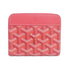 Goyard ピンク レザー 長財布 2008年限定 未使用級 - メルカリ