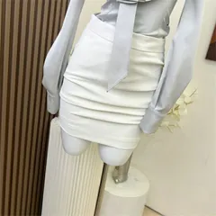 韓国ファッション 通勤 細身 タイトスカート (T)
