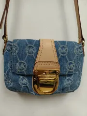 マイケルコース デニム ミニ クロスバック バッグ