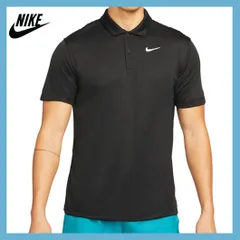 ナイキ NIKE ポロシャツ 半袖 メンズ コート XL ソリッド 吸汗速乾 ポロ トップス ドライフィット Court Solid Polo DRI-FIT DH0858 黒N12