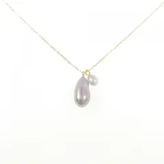 K14YG 黒蝶パール ネックレス