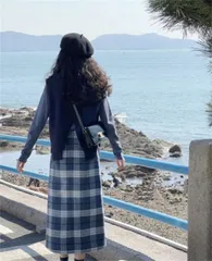 カーディガン重ね着ニットベスト (T)