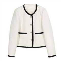 NOLLEY'S sophi ウォッシャブルギマメッシュパイピングジャケット