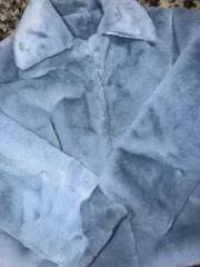 ライトブルー ファージャケット