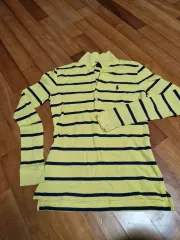 ポロ長袖カラーTシャツ 実寸写真