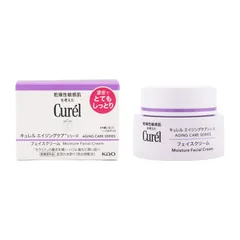 Curel キュレル エイジングケアシリーズ フェイスクリーム 40g 無香料 無着色 アルコールフリー 消炎剤配合[定形外郵便]