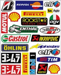 【新着商品】レッドブルジャンプカウカーステッカービニールはオートバイステッカー反射ステッカー30*20.5cmデカールです (競争)