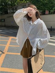新品タグ付】ジョンブル リネン混 バンドカラー ノースリーブシャツ 