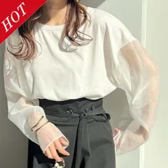 2024年新作 長袖シャツ レディース ラウンドネック メッシュ (T)