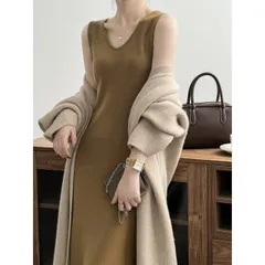 ベストワンピース ノースリーブ ロング丈ワンピ (T)