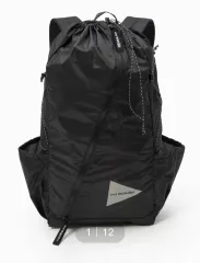 アンドワンダー and wander アンドワンダー 실 데이팩 ONEパック バッグ ブラック