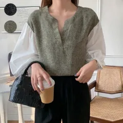 ブラウス トップス シャツ 長袖トップス (T)