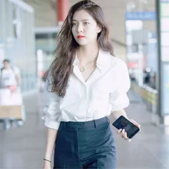ブラウス シャツ ホワイトシャツ レディース 人気ブラウス (T)